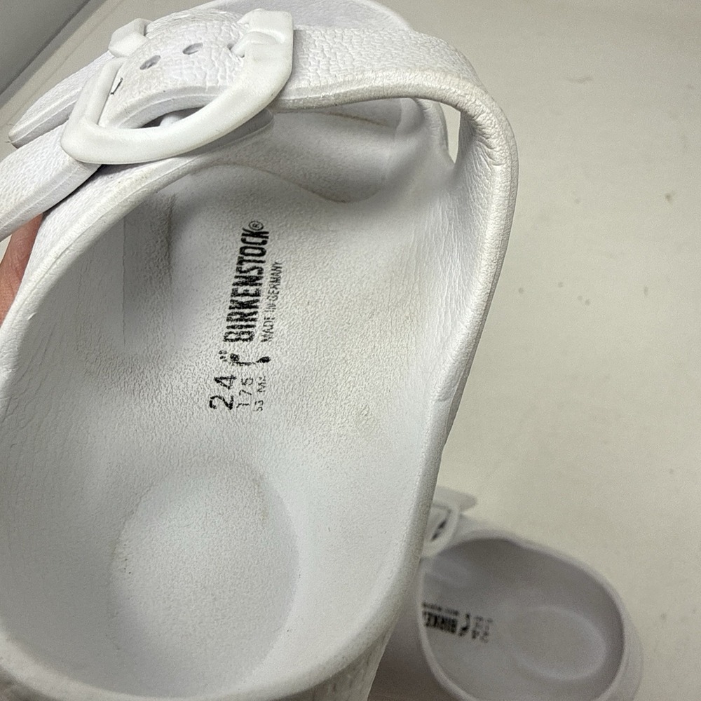 Kids Birkenstock Arizona EVA Sandals Little Kids Sizes - White Size 24 Toddler 8 - Picture 8 of 8